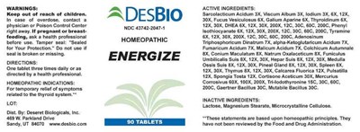 Energize (Dsrt0274 Energize 90tab 2 7 22)